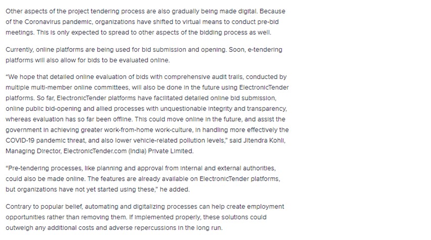 E-Tendering Portals Show Digitalization is the Future for India’s Solar Industry